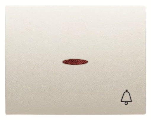 Rocker push button Symbol "bell" for Switchpush button, Single rocker Cream white - Olas