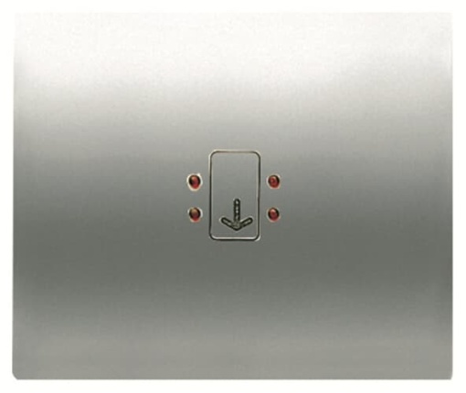 Rocker switch Symbol "keydoor" for Switchpush button Hotel card Titanium - Olas