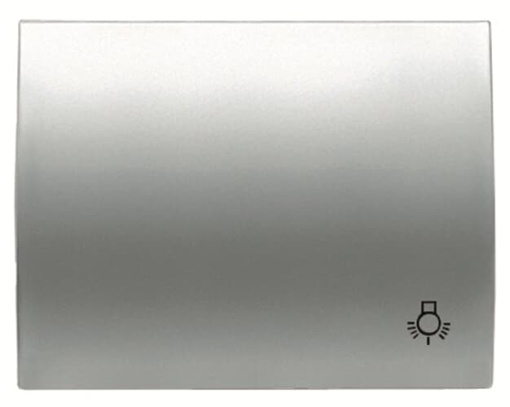 Rocker push button Symbol "light" for Switchpush button, Single rocker Titanium - Olas