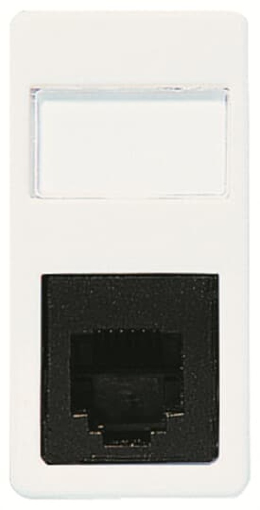 Telephone outlet Telephone 1 gang Alpin White  Stylo
