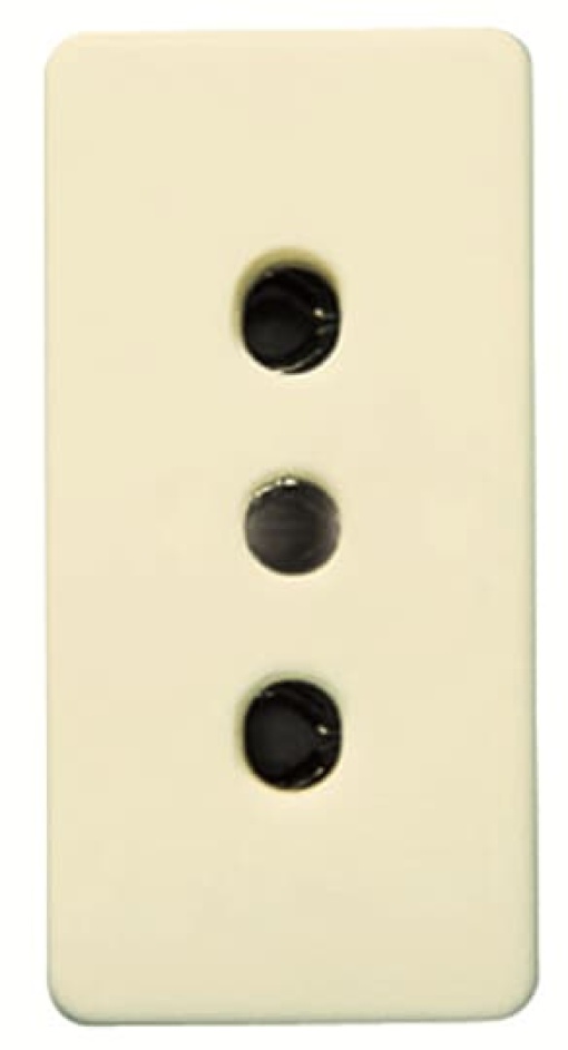 Socket outlet Power Socket Outlets  Italian P11 acc to CEI 2350 Italian type P11 Ivory   Stylo