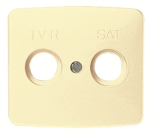 Cover TV-RSAT SAT 2 gang Ivory - Arco