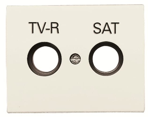 Cover TV-R SAT 1 gang Cream white - Olas