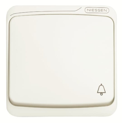 Rocker push button Symbol "bell" for Switchpush button, Single rocker White - Arco