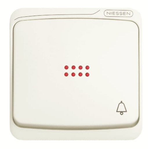 Rocker push button Symbol "bell" for Switchpush button, Single rocker White - Arco