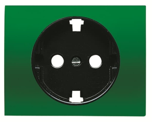 Cover socket outlet Without imprint Socket outlet Green  - Olas
