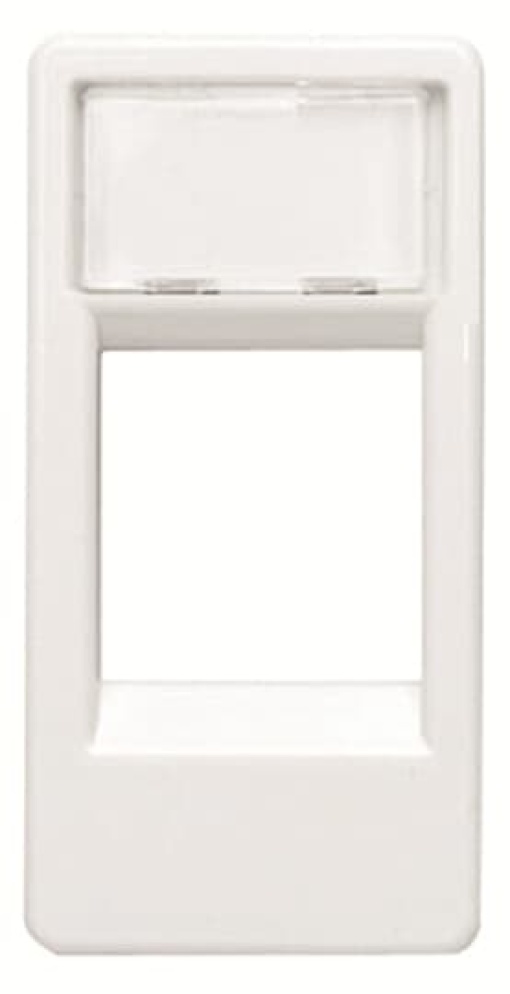 Cover plate Data connection 1 gang Alpin White - Stylo