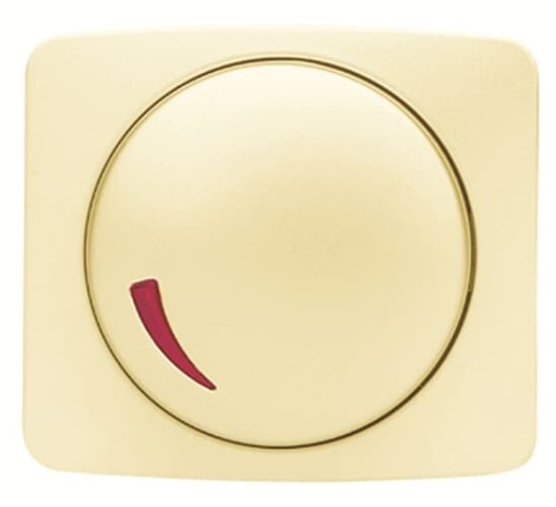 Cover rotary dimmer for Dimmer Turn button Cream white electro white - Arco