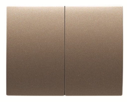 Rocker switch None for Switchpush button, Two-part rocker Bronze - Olas