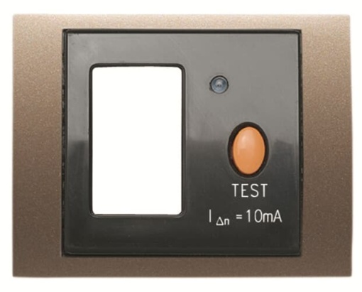Cover switch Central cover plate Bronze - Olas