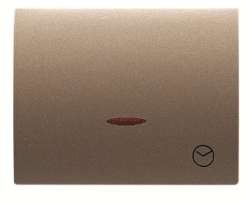 Cover switch for Time switch Single push button Bronze - Olas