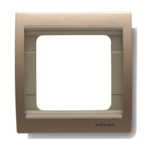 Frame 1gang Bronze - Olas