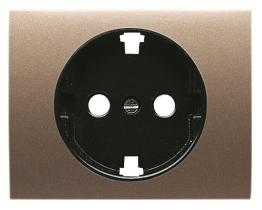 Cover socket outlet Socket outlet Central cover plate Bronze  - Olas