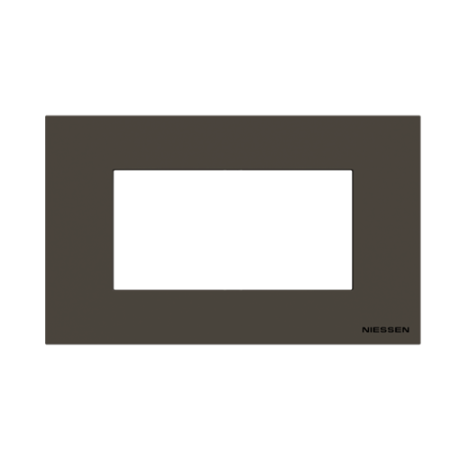 Frame 4 modules 1gang Anthracite - Zenit