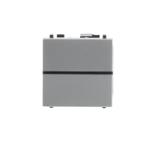 Switch 1way Off switch 1pole with LED exchangeable Silver  Zenit