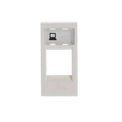Cover plate Data connection 1 gang White - Zenit