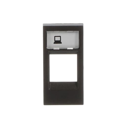Cover plate Data connection 1 gang Anthracite - Zenit