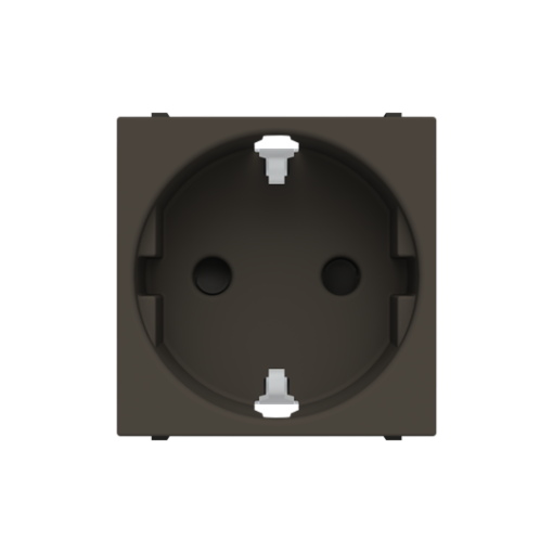 Socket outlet Schuko Without imprint Anthracite   Zenit