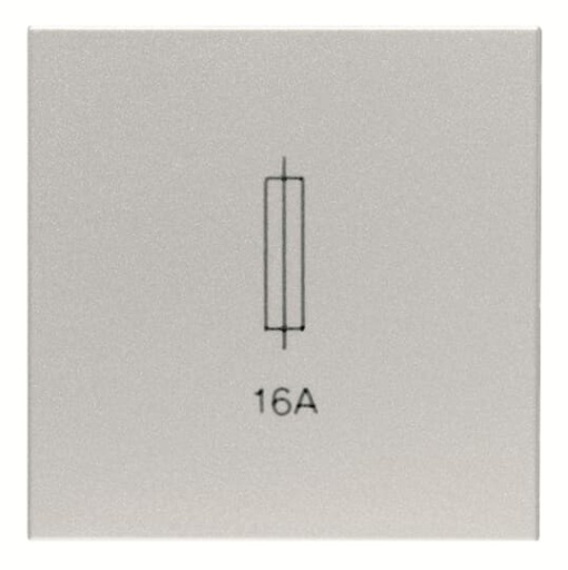 Fuse holder 1P pole 250 V Silver - Zenit