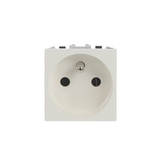 Socket outlet FR Without imprint White   Zenit