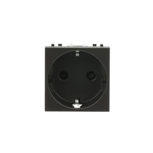 Socket outlet Schuko Without imprint Anthracite   Zenit