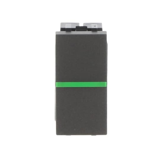 Switch 2way Rockerbutton Twoway switch with LED exchangeable Anthracite  Zenit