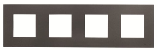 Frame 4-gang 4-gangs Anthracite - Zenit
