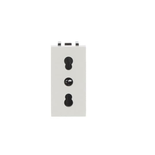 Socket outlet IT P1711 Without imprint White   Zenit