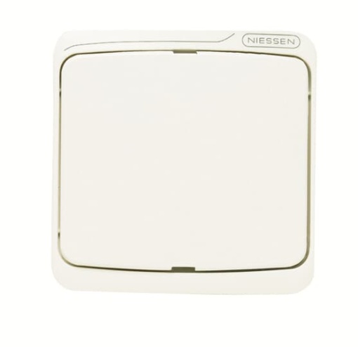 Blank cover Without imprint for Blind plate Central cover plate White  Arco