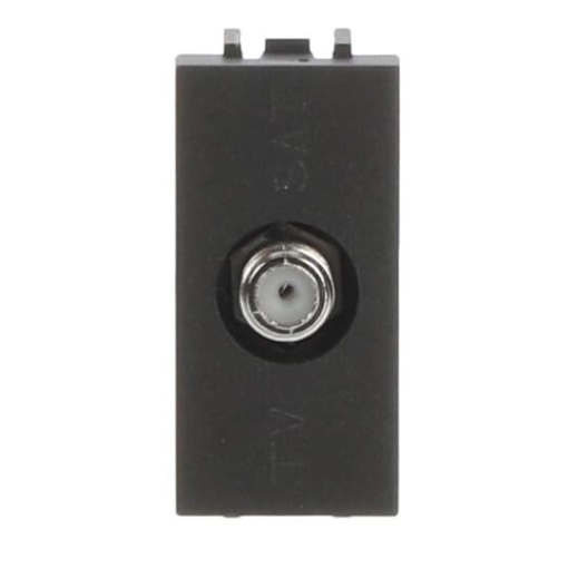 TV outlet Sat 1 gang Anthracite  Zenit