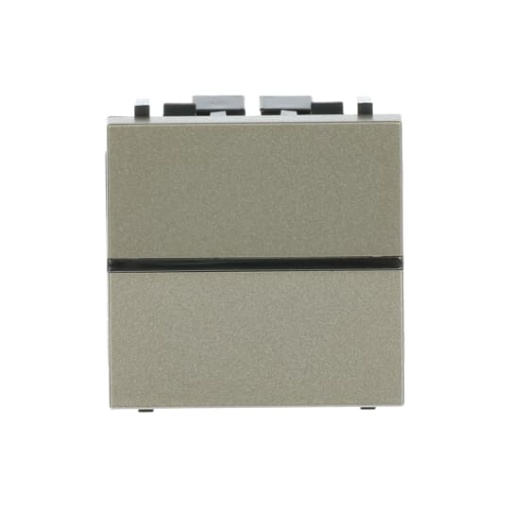 Switch intermediate Rockerbutton Intermediate switch with LED exchangeable Champagne  Zenit