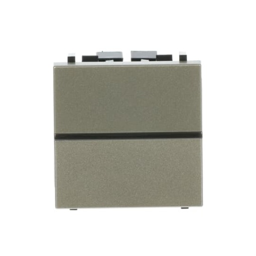 Switch 2way Rockerbutton Twoway switch with LED exchangeable Champagne  Zenit