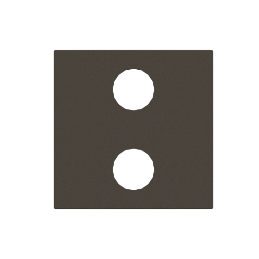 Cover platerocker Various symbols for Switchpush button Central cover plate Anthracite - Zenit