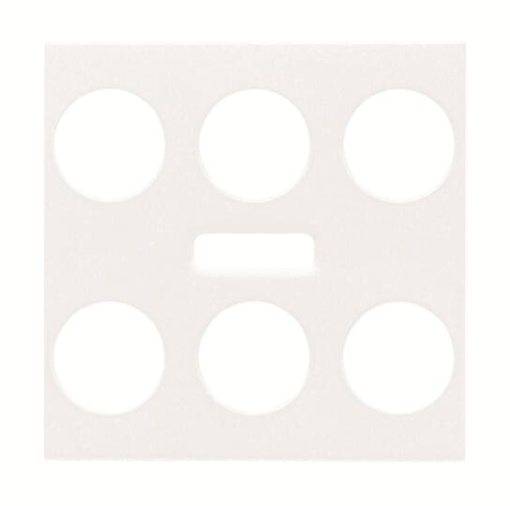 Cover platerocker Various symbols for Switchpush button Central cover plate White - Zenit