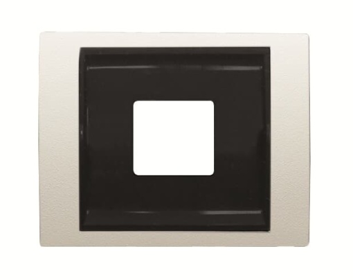 Cover USB charger USB 1 gangs Cream white  - Olas