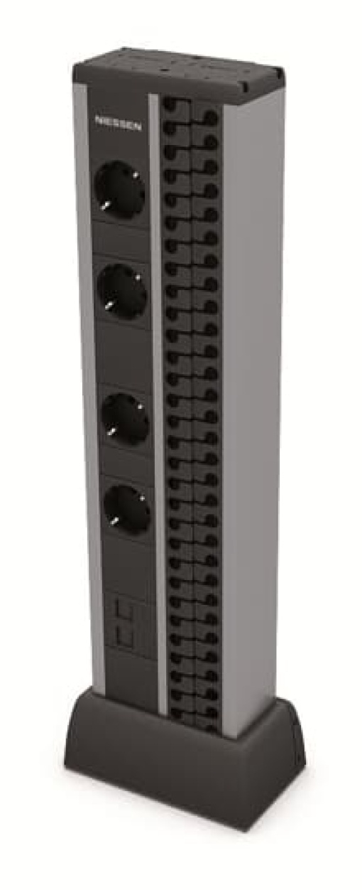 Minicolumn 4XSO1X2RJ45 AN Surface mounting Anthracite - CEM