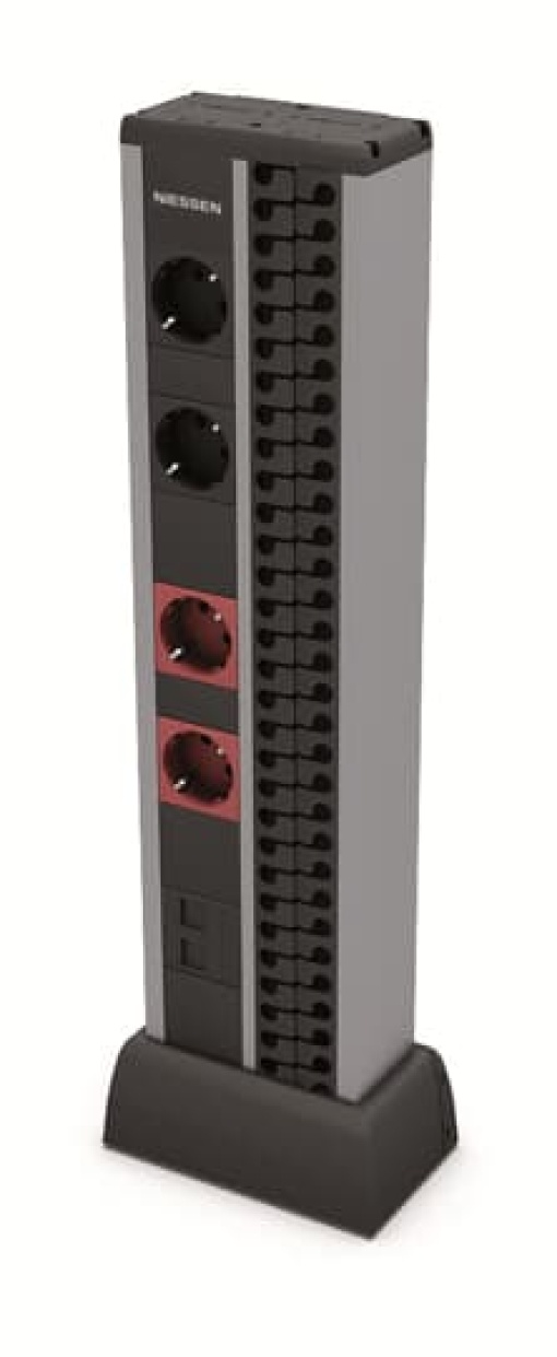 Minicolumn 2XSO2XSOR1X2RJ45 AN Surface mounting Anthracite - CEM