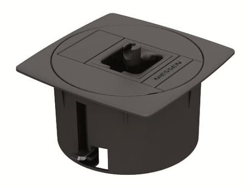 Cable Grommet for floorceiling BL White   CEM