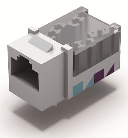 Keystone connector RJ45 Cat6 female Plug  CEM
