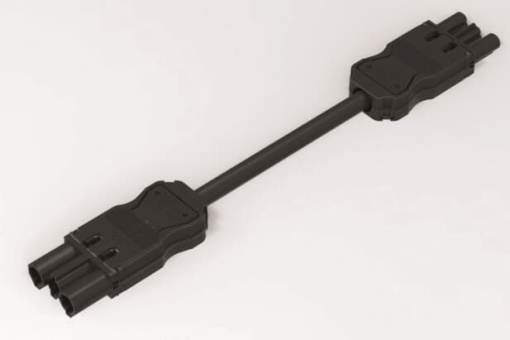 Cable 2m rapid connec malefemale black  CEM