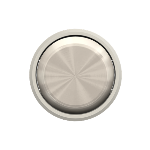 Rocker switch Without imprint for Switchpush button, Single rocker Chrome - Skymoon