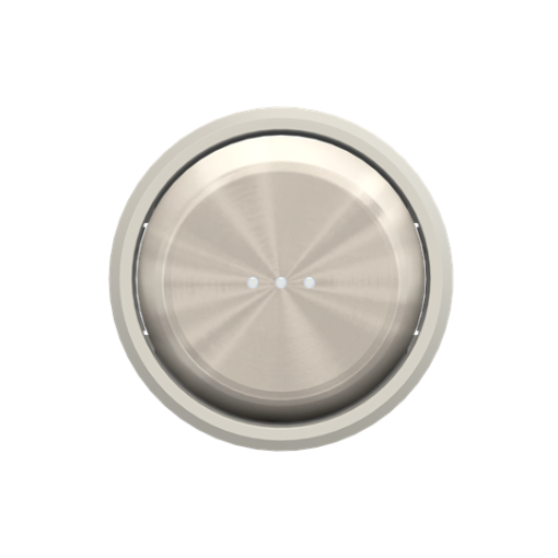 Rocker switch Without imprint for Switchpush button, Single rocker Chrome - Skymoon