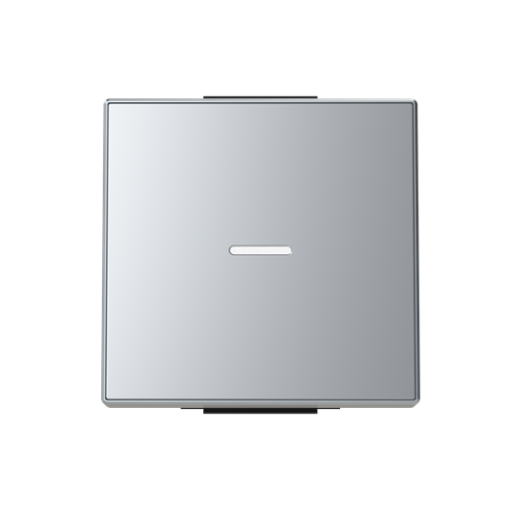 Rocker switch Without imprint for Switchpush button, Single rocker Silver - Sky Niessen