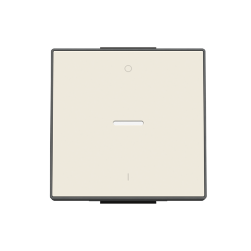 Rocker switch Characters 0 and 1 for Switchpush button, Single rocker White - Sky Niessen