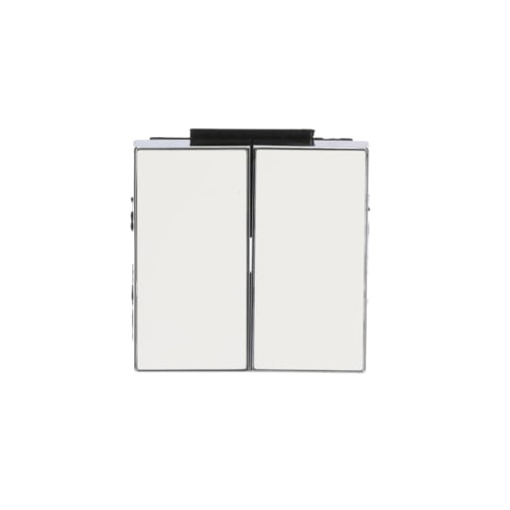 Rocker switch Without imprint for Switchpush button, Two-part rocker White - Sky Niessen
