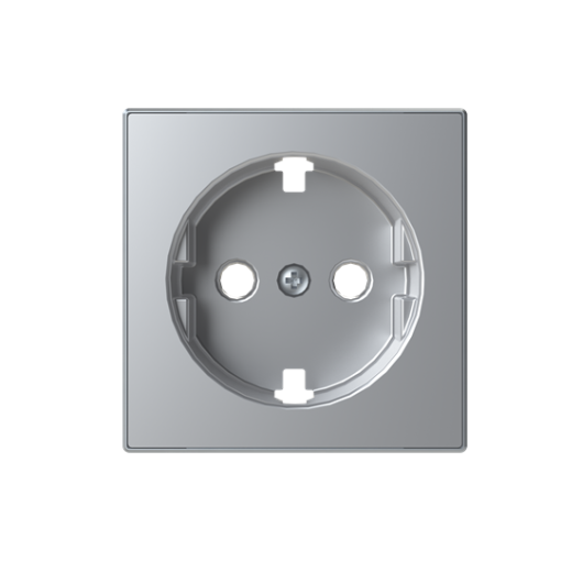 Cover socket outlet Without imprint Socket outlet Silver  - Sky Niessen