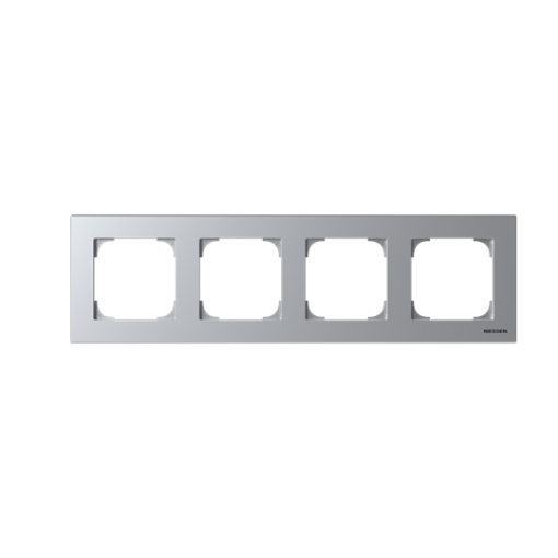 Frame 4-gangs Silver - Sky Niessen