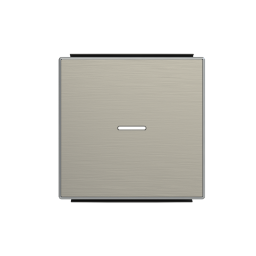 Rocker switch Without imprint for Switchpush button, Single rocker Stainless steel - Sky Niessen