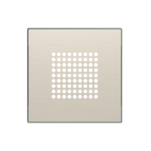 Cover buzzer Loudspeaker Central cover plate Stainless steel - Sky Niessen
