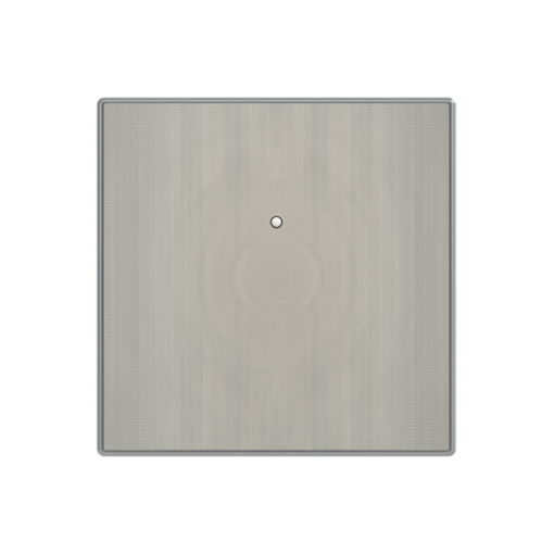 Electronic rocker Without imprint for Switchpush button Single push button Stainless steel - Sky Niessen